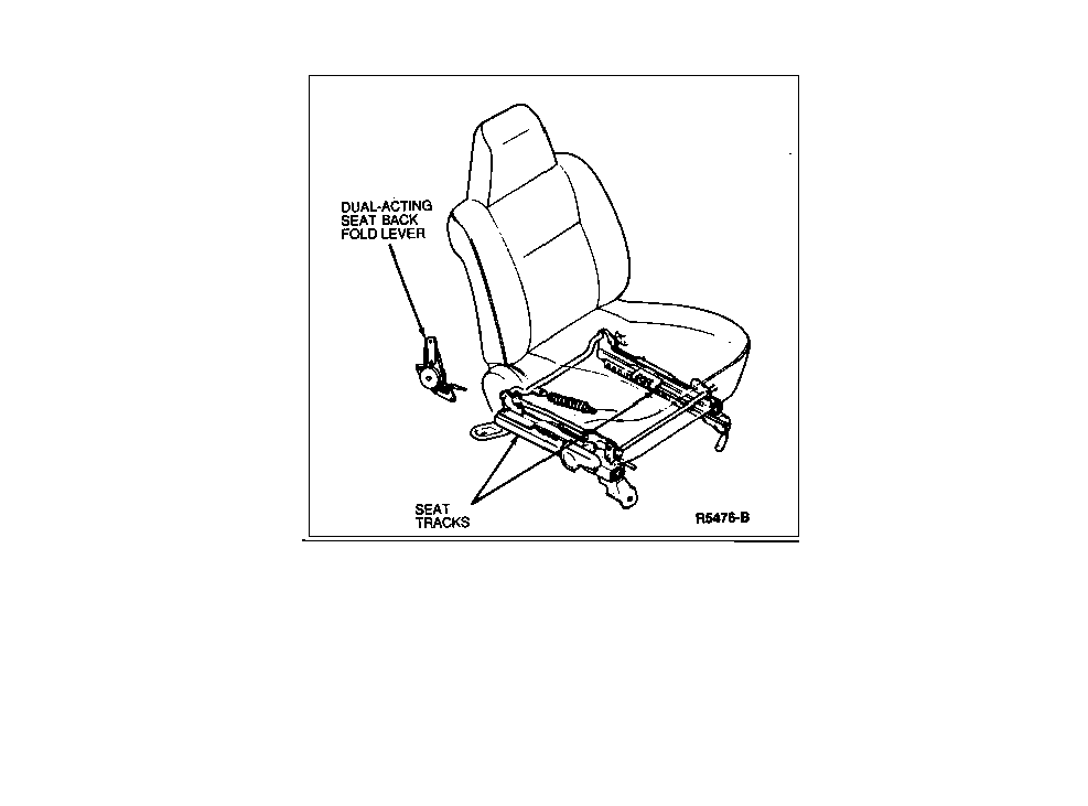 DESCRIPTION AND OPERATION The front seats recline individually